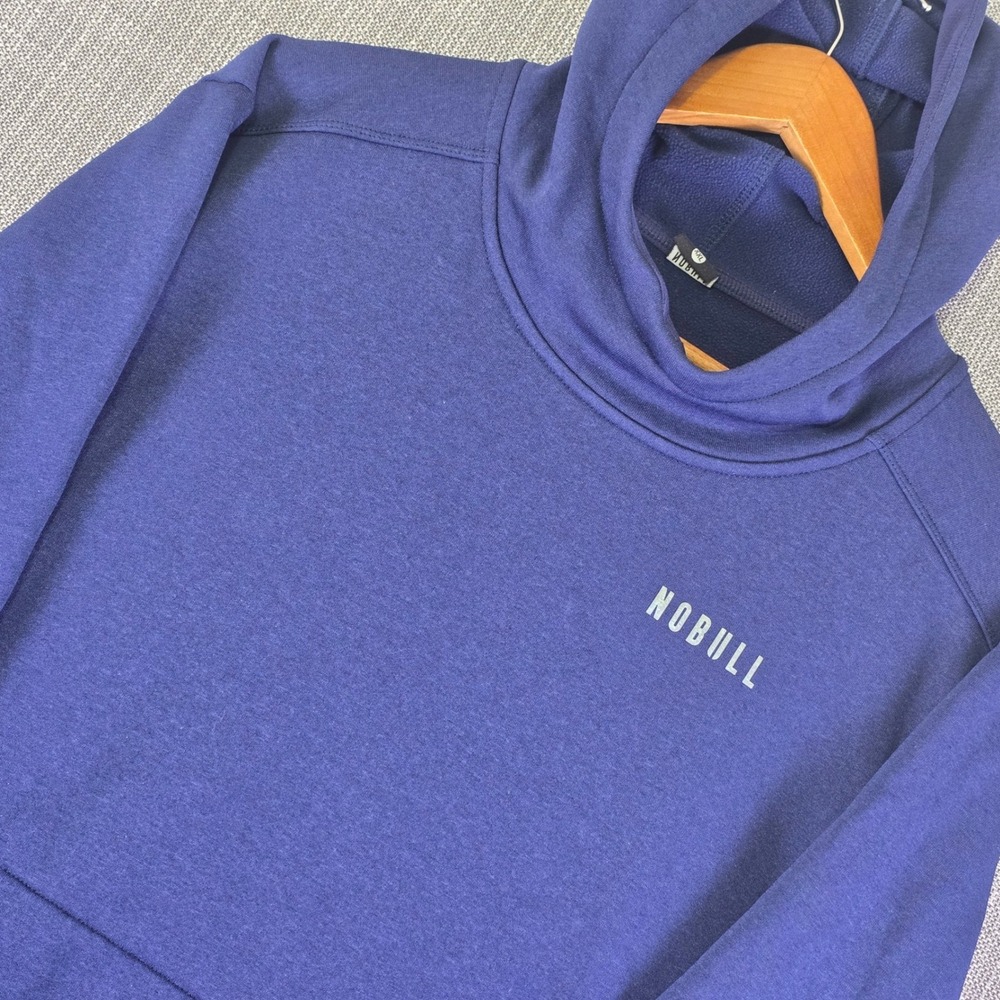 NOBULL Pullover Training Hoodie Mens XXL Blue Performance Athletic CrossFit Gym